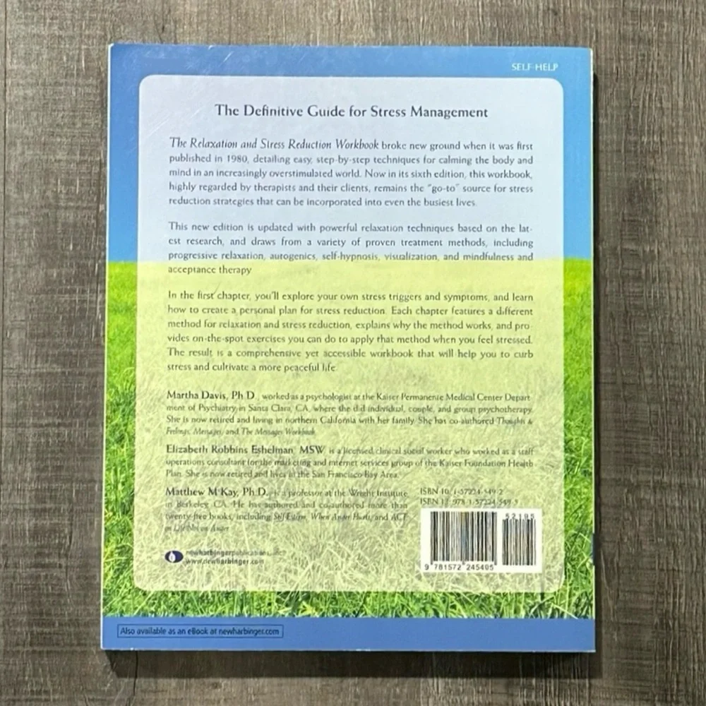 New The Relaxation & Stress Reduction Workbook